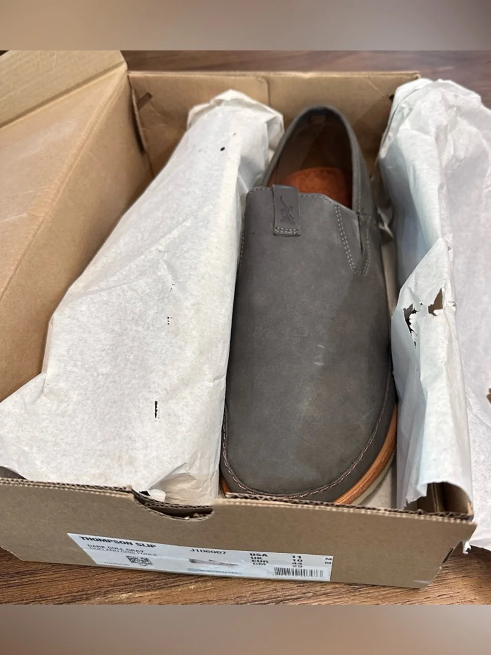 Chaco Thompson Slip On Shoes Men’s 11 Dark Gull Gray NEW‎ dress shoes
